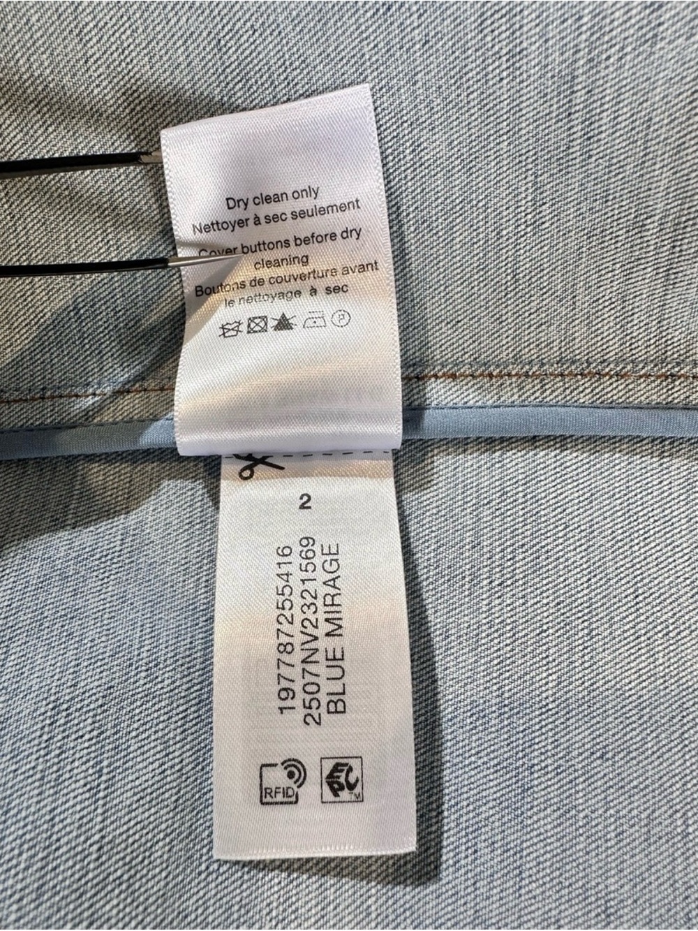 VERONICA BEARD NWT Lou pleated denim midi dress RFID tags - Picture 3 of 11